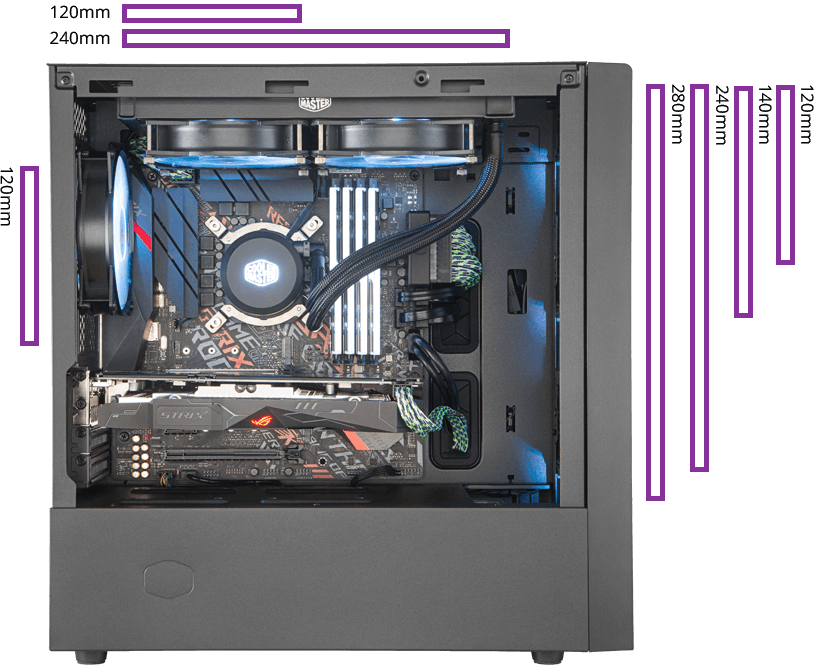 高度なストレージ拡張性を備えたPCケース「MasterBox NR600